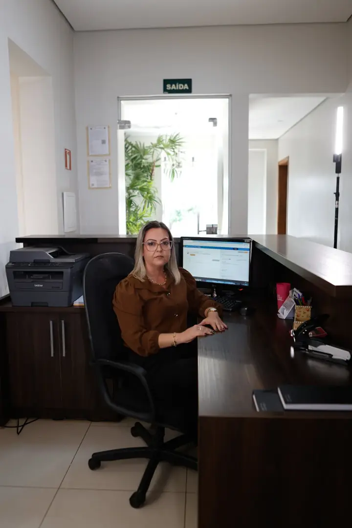 Recepção no escritório Zanirato & Mega
